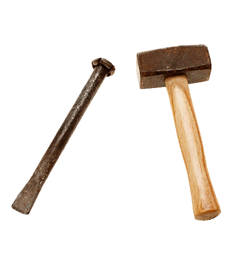 Le Burin et marteau les outils du sculpteur outils-tailleur-de-pierre